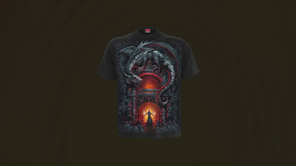 DRAGON'S LAIR - Sleeveless Stone Washed Worker Black